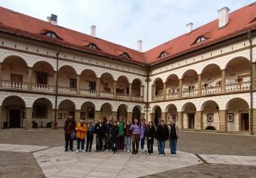 Lekcja historii i sztuki w Nowym Wiśniczu