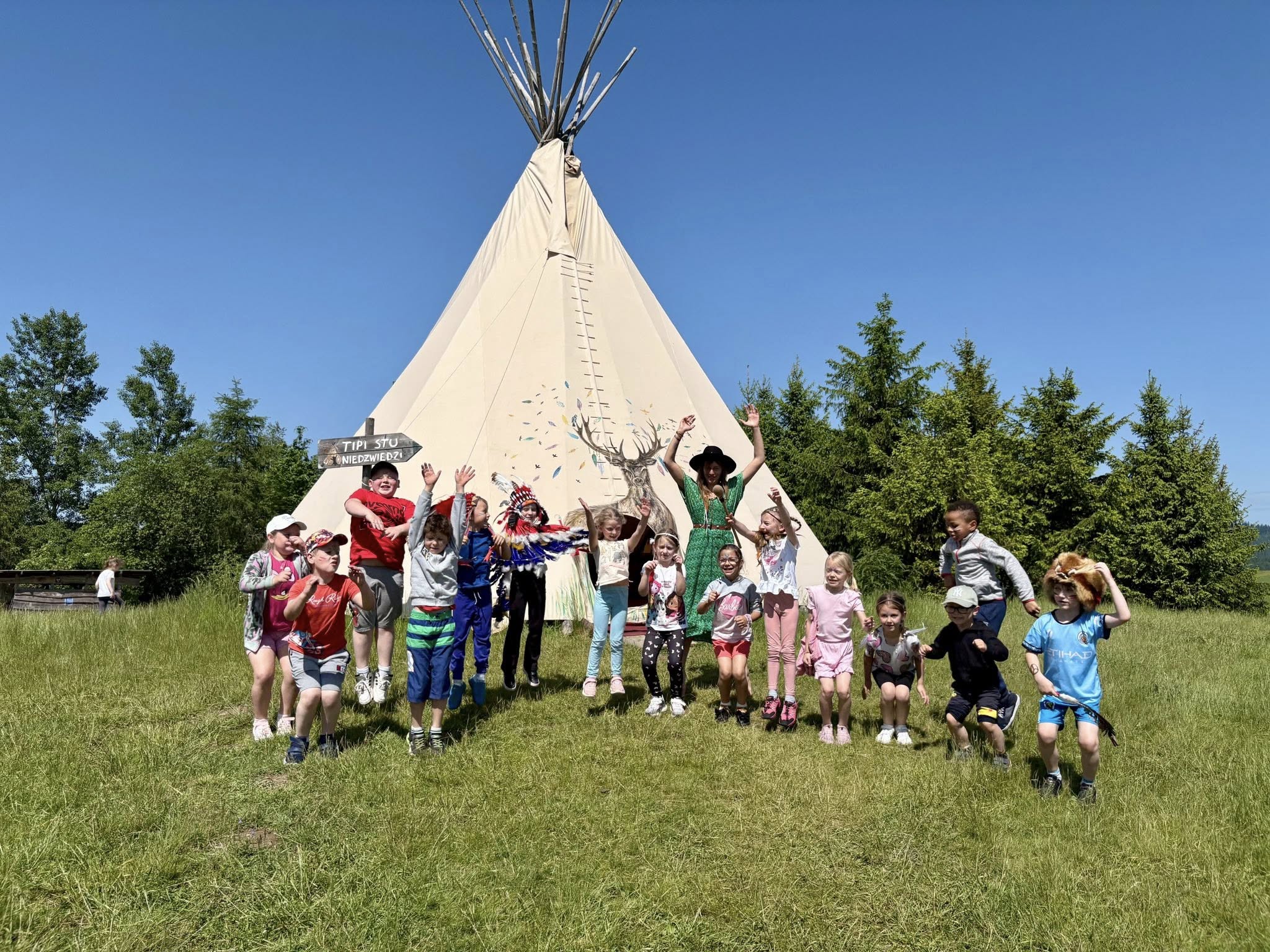 Wizyta w wiosce indiańskiej