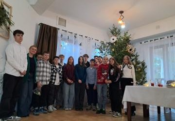 Świąteczne chwile i zimowe przyjemności klasy VII