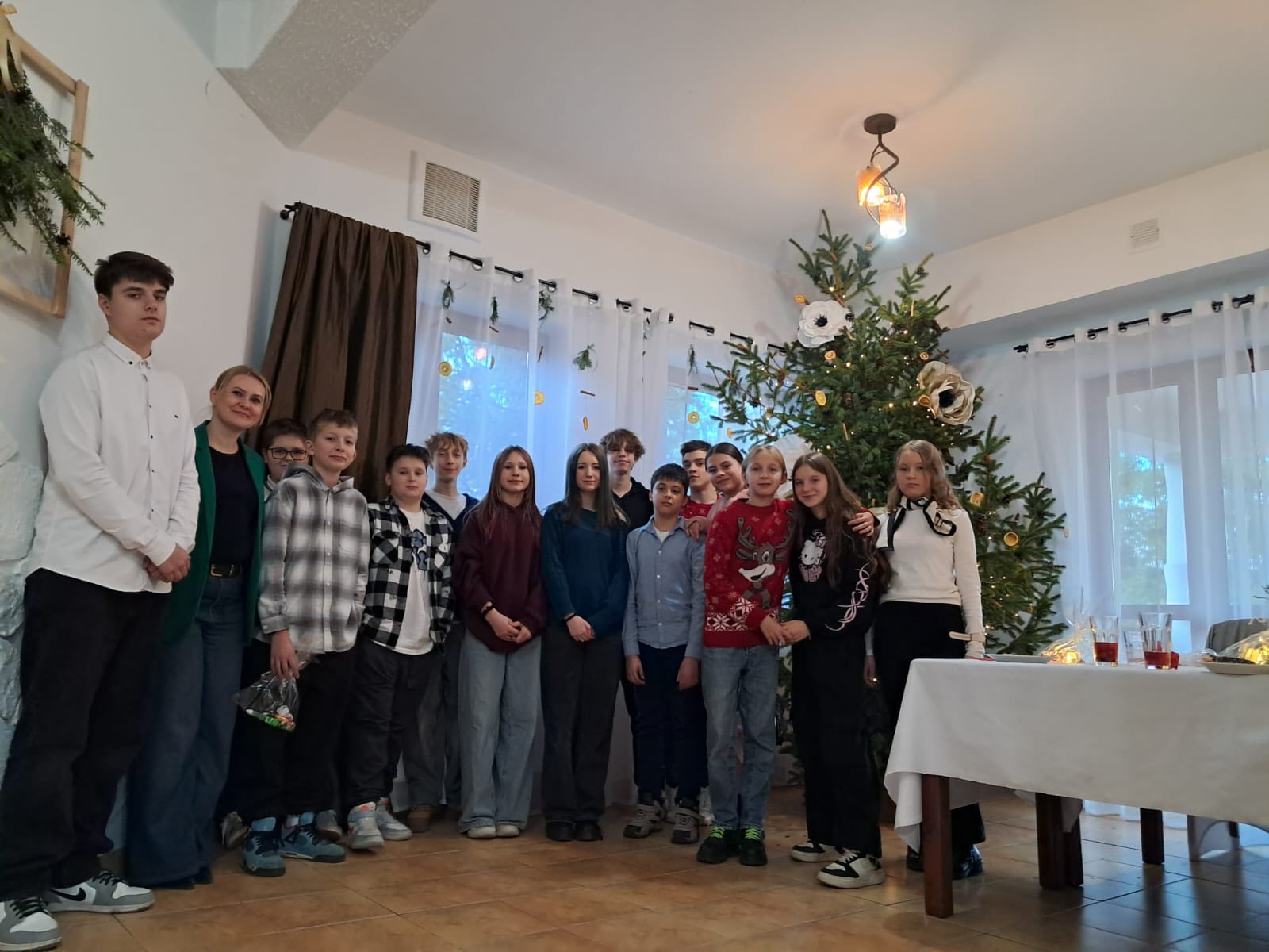 Świąteczne chwile i zimowe przyjemności klasy VII