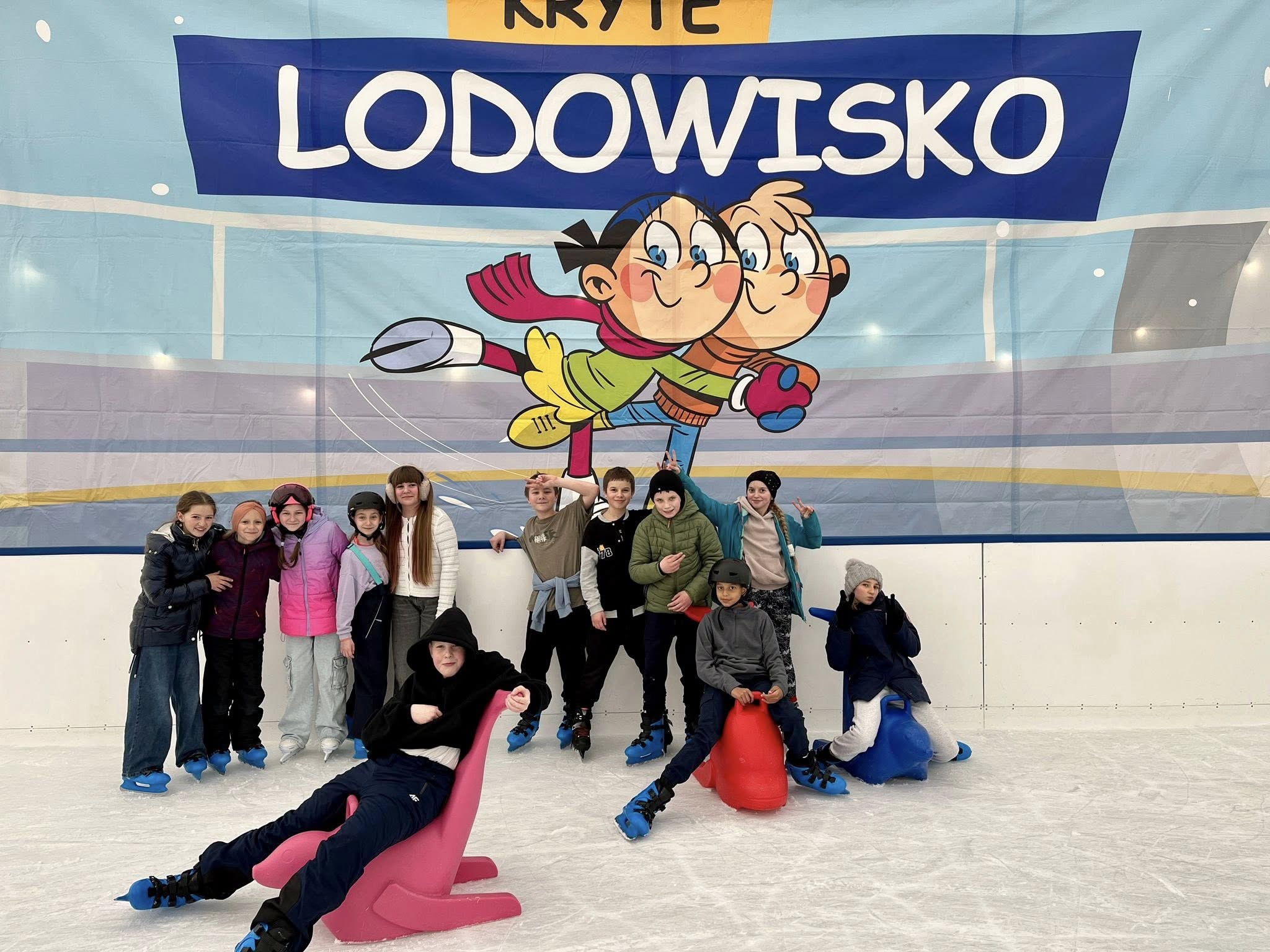 Wyjście klasy 5 na lodowisko