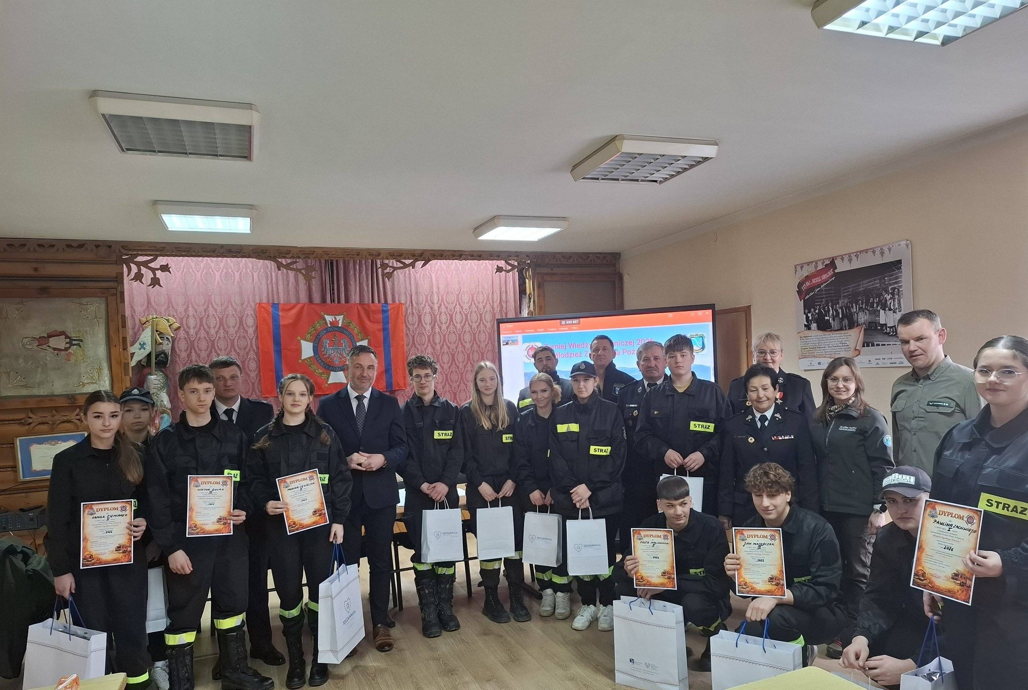 Ogólnopolskim Turnieju Wiedzy Pożarniczej „Młodzież Zapobiega Pożarom”