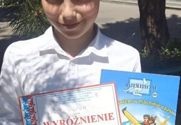 Wielki sukces naszego ucznia