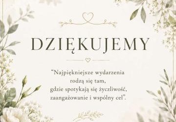 Podziękowanie