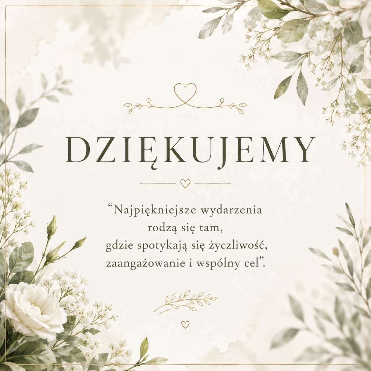Podziękowanie