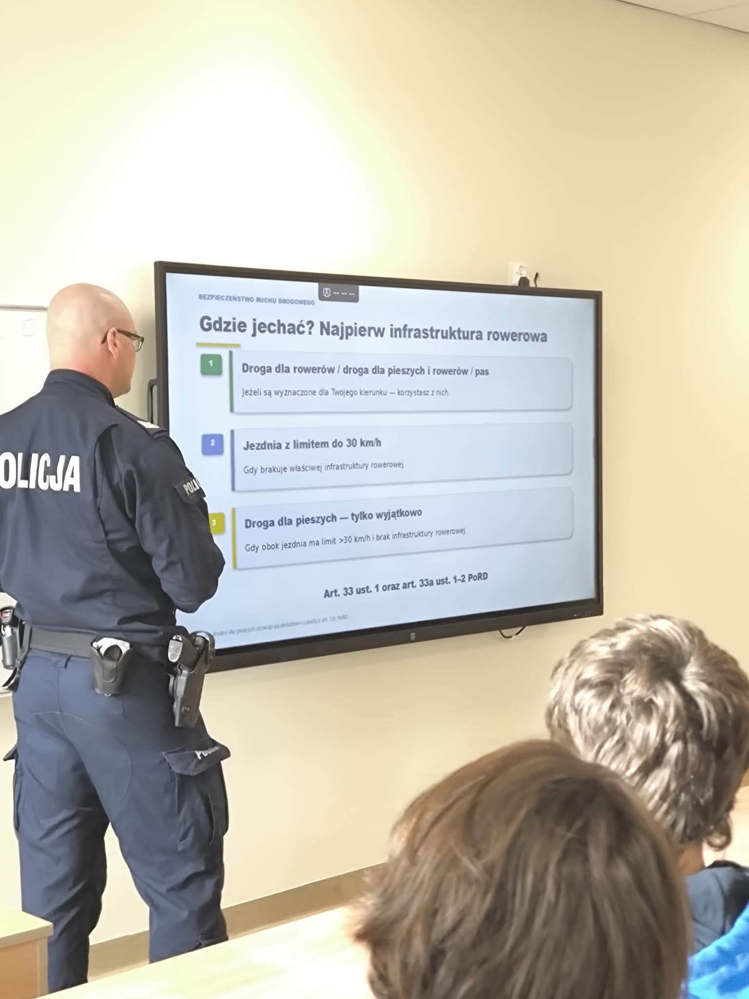 Spotkanie z policjantem – bezpieczeństwo i odpowiedzialność